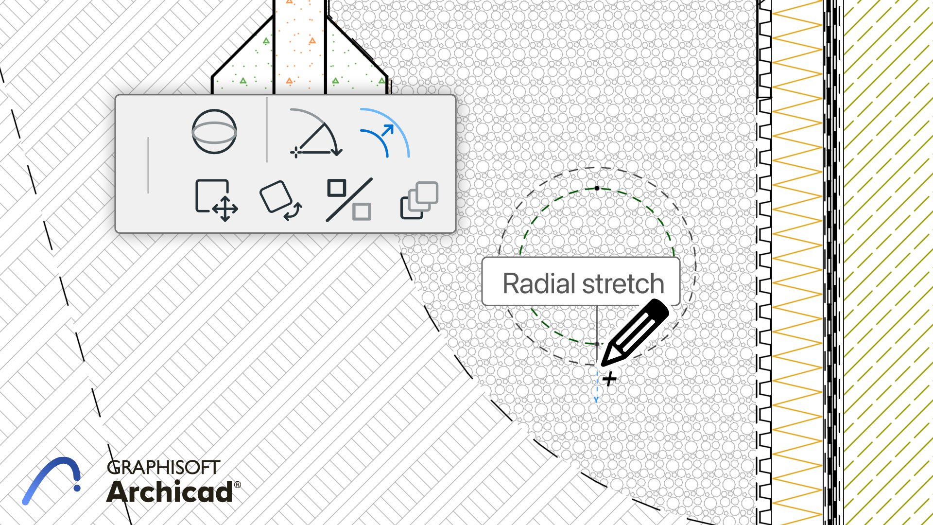 Archicad26-Radial-Stretch