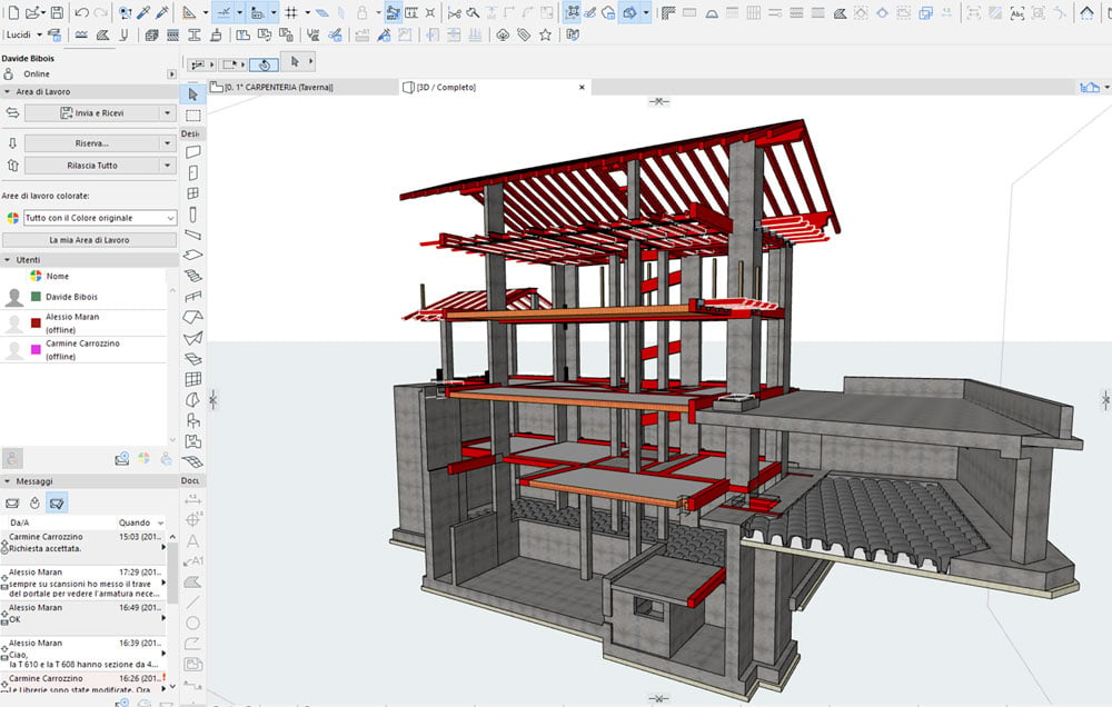 Как настроить teamwork archicad